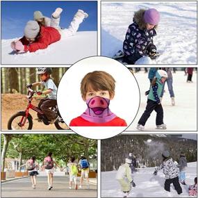 img 1 attached to Jepony Kids Neck Gaiter: Stylish Face Mask & Bandana for Boys and Girls - Ideal Summer Face Cover