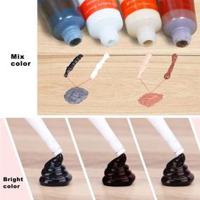 img 2 attached to 🔧 Argomax Wood Floor and Furniture Repair System: 12 Color Touch Up Kit for Scratches, Table, Door, Cabinet, Veneer Maple - Restores and Fills any Wooden Surface