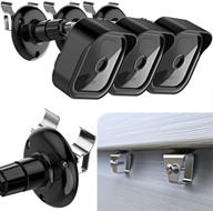 📷 waterproof vinyl siding mount with full weatherproof cover and no-hole needed mounting bracket for all-new blink outdoor security camera system 2020 (3 pack) logo