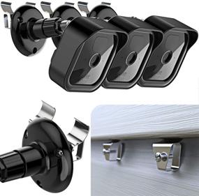 img 4 attached to 📷 Waterproof Vinyl Siding Mount with Full Weatherproof Cover and No-Hole Needed Mounting Bracket for All-New Blink Outdoor Security Camera System 2020 (3 Pack)