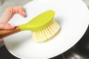 img 3 attached to 🌿 Green Bamboo Handle Kitchen Dish Brush - Embrace Sustainability with Full Circle's Be Good