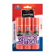 🖍️ elmer's glue stick (e579), disappearing purple, pack of 3 sticks logo