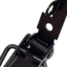 img 3 attached to 🔒 10-Pack of Black Spring Loaded Latch Mini Size Toggle Latches