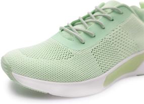 img 1 attached to LUCKY STEP Lightweight Sneakers Breathable Athletic Women's Shoes and Athletic