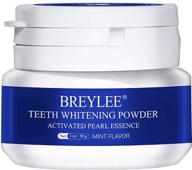 🦷 breylee teeth whitening powder - brighten your smile with pearl essence, baking soda | remove stains from coffee, wine, and smoking | whiten yellow teeth | maintain fresh oral health (30g, 1.05 oz) logo