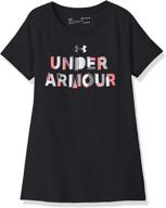 асимметричная фирменная футболка under armour логотип