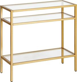 img 3 attached to Henn Hart Side Table Gold Furniture