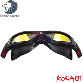 img 1 attached to KONA81 Iedge Barracuda Goggle IE 93410 BLACK