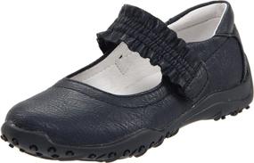 img 4 attached to Nina Runalong Toddler Little Black Girls' School Uniform Shoes for Stylish Comfort
