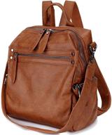 🎒 vonxury women's backpack convertible shoulder rucksack: stylish handbags & wallets for fashion-forward women logo