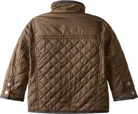 img 1 attached to 🧥 Urban Republic Quilted Leather Charcoal Boys' Jackets & Coats: Stylish and Durable Outerwear for Kids