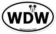 наклейка на бампер disney world travel логотип