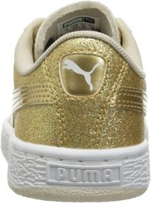 img 2 attached to 👟 PUMA Holiday Glitz Kids Sneaker - Basket Collection (Little Kid/Big Kid)