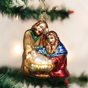 img 3 attached to 🌟 Captivating Old World Christmas Glass Blown Ornaments: Holy Family for Your Christmas Tree
