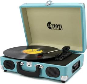 img 4 attached to VInYL MUSIC Speakers Suitcase Turntable