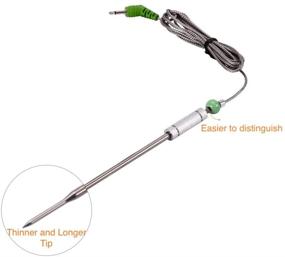 img 2 attached to 🌡️ ThermoProbe Replacement for Thermopro TP27 TP20 TP-08S TP25 TP17 Thermometer