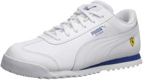 img 4 attached to 👟 Ferrari White Peacoat H Boys' Sneakers - PUMA Unisex Shoes