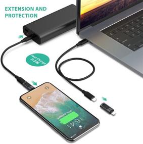 img 3 attached to 🔌 Stouchi 2 Pack USB C (женский) к iOS (мужской) адаптер 5V 2.4A Быстрая зарядка Тип C к iOS конвертер - Совместим с Phone 12 Pro / 12 Mini / Xs max / 11 / 8 / 7 Plus 6s 6s Plus 6 - Эффективное решение для зарядки