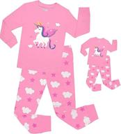 🎄 adorable little girls horse pajamas set - christmas pjs, 100% cotton, size 2-8 years logo