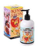 zoopy zoom - super silly strawberry: fun and gentle kids liquid hand soap, 12 oz. logo