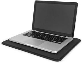 img 1 attached to 🖥️ Grifiti Home and Office Deck 15 Lap Desk for MacBook Pro 15, Laptops, Notebooks, with Keyboard Platform for Small Keyboards, iPads, and Writing