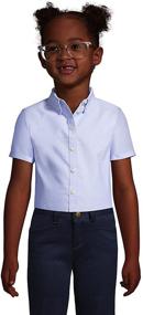 img 1 attached to 👚 Girls' Sleeve School Uniform Clothing in Tops, Tees & Blouses from Lands End