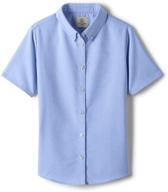 👚 girls' sleeve school uniform clothing in tops, tees & blouses from lands end logo