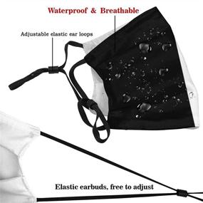 img 1 attached to Dustproof Breathable Reusable Adjustable Washable Men's Accessories in Scarves