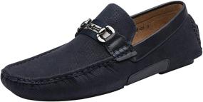 img 4 attached to 👞 Bruno Marc Hugh 01 Leather Driving Shoes: Loafers & Slip-Ons for Men