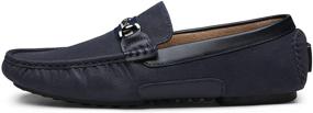 img 3 attached to 👞 Bruno Marc Hugh 01 Leather Driving Shoes: Loafers & Slip-Ons for Men