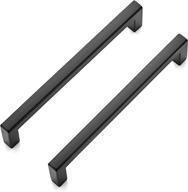 🔲 ravinte 30 pack solid 5 inch slim square bar drawer handles - kitchen cabinet hardware in matte black logo