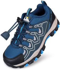 img 4 attached to 👟 UOVO Boys Shoes: Waterproof Hiking & Athletic Sneakers for Little/Big Boys | Slip Resistant with Tennis & Running Abilities