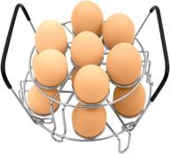 🥚 biaogan stackable egg steamer rack: ultimate instant pot accessory for efficient egg cooking and steaming - 6,8 quart, 14 eggs capacity logo