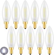 💡 crlight 5000k 2-watt led candelabra bulb in daylight white логотип