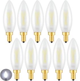 img 4 attached to 💡 CRLight 5000K 2-Watt LED Candelabra Bulb in Daylight White