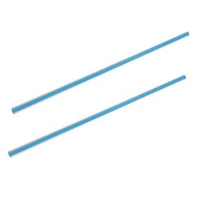 img 4 attached to Fielect 6Mmx250Mm Light Blue Straight Line Solid Acrylic Round Rod PMMA Bar 2Pcs