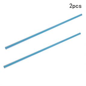 img 1 attached to Fielect 6Mmx250Mm Light Blue Straight Line Solid Acrylic Round Rod PMMA Bar 2Pcs