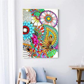 img 2 attached to 🎨 ART DRILL 5D Diamond Painting Mandala: Full Round Drill Crystal Rhinestone Embroidery Kit for Home Wall Decor - 13.7×17.7 Inch