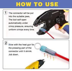 img 1 attached to Haisstronica Connectors Tinned Connectors Heat Connectors Insulated Electrical Industrial Electrical