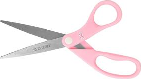 img 3 attached to 🔖 Westcott 15387 8" Pink Ribbon Stainless Steel Scissors - Premium Cutting Tool for Crafts and Everyday Use!