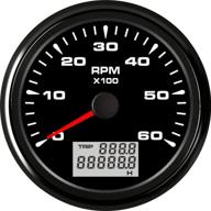 eling tachometer 6000rpm vehicle backlight interior accessories logo