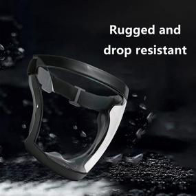 img 1 attached to 👁️ Enhanced Vision Anti-Fog Face Shield: Crystal Clear Eye Protection