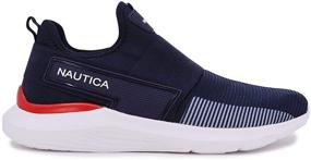 img 3 attached to 👟 Nautica Lightweight Joggers Coaster Navy Fashion Sneakers Walking Shoes - Size 8