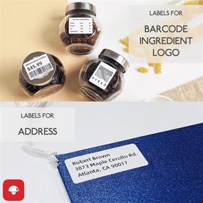 img 1 attached to 🏷️ Phomemo M110 Bluetooth Label Maker: Portable Barcode Printer for Retail, Address, Jewelry & Home - Mini Wireless Thermal Label Maker Machine for iOS & Android, with 40mm x 30mm Label (1 Roll of 100)