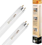 💡 10w ultraviolet tubes 2-pack for electric bug zapper – replacement uv t8 lamp bulb for 20w insect killer logo