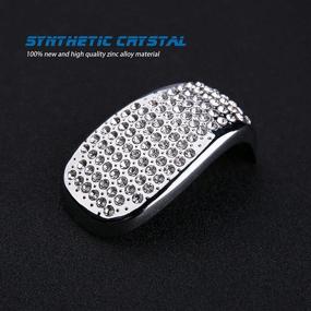 img 2 attached to Thenice Bling Crystal Gear Shift Knob Cover CVT Boots Lever Trims Decoration For Honda Civic 2022