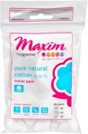 maxim hygiene products travel cotton logo