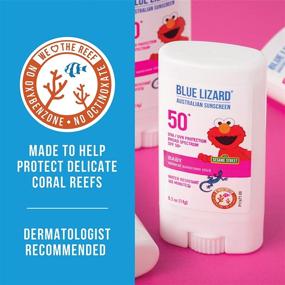 img 2 attached to 👶 Protect Your Little Ones with BLUE LIZARD Baby Mineral Sunscreen Stick - SPF 50+, Water Resistant, UVA/UVB Protection, Fragrance Free - Easy Application.