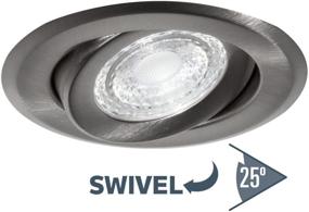 img 2 attached to 💡 Nadair CP378L PR12BN Dimmable Downlight Recessed: Enhanced Lighting Solution for Stylish Spaces