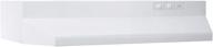 🔍 broan-nutone 30-inch under-cabinet convertible range hood – 2-speed exhaust fan, light & 210 cfm blower (white) logo